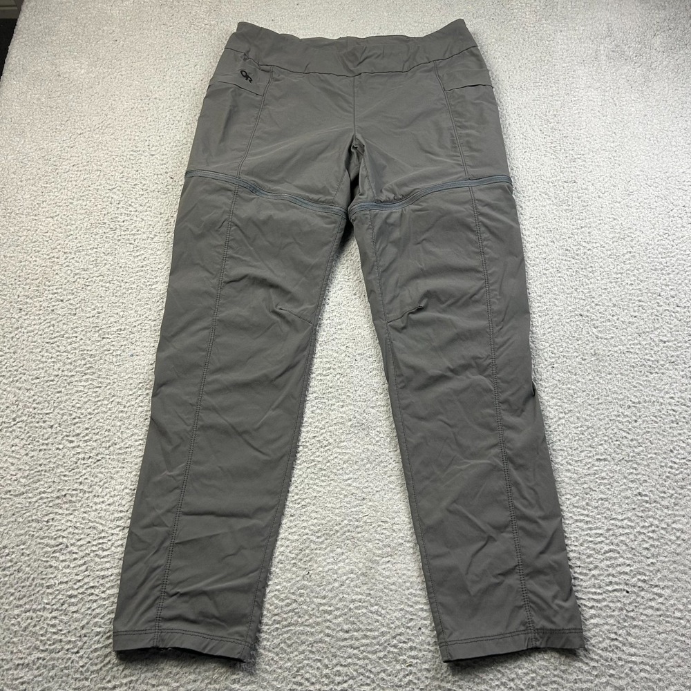 Women's Outdoor Research Equinox Convertible Hiking Pants Shorts Gray Size 10